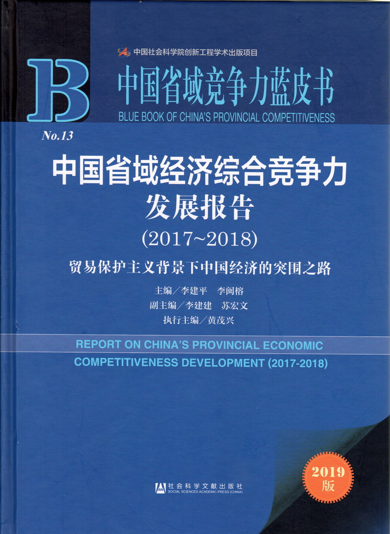 美女小姐姐日批中国省域经济综合竞争力发展报告（2017-2018）